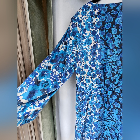 Boden - Silk Blend - Dress Size 12R - 3/4 Sleeves - Lined - Picture 5 of 7